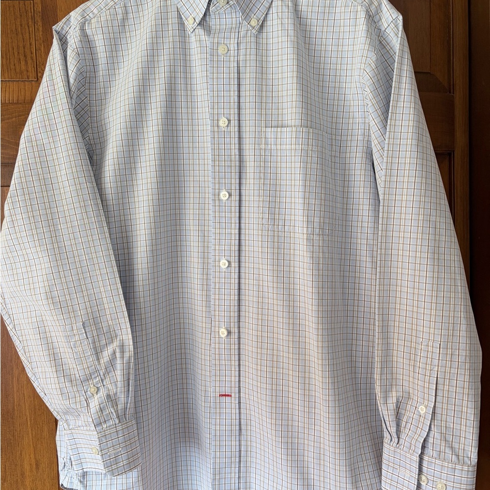 Daniel Cremieux Light Blue Plaid Button Down Shirt